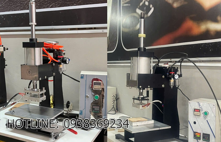 máy ép nhiệt logo lên đồ gỗ