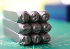 Bộ đục chữ và bộ đục số 13 combo duc chu va duc so 02