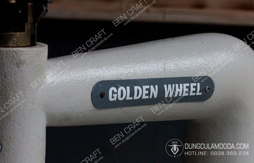 Máy lạng viền da Golden Wheel