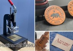 Máy ép nhiệt logo thủ công